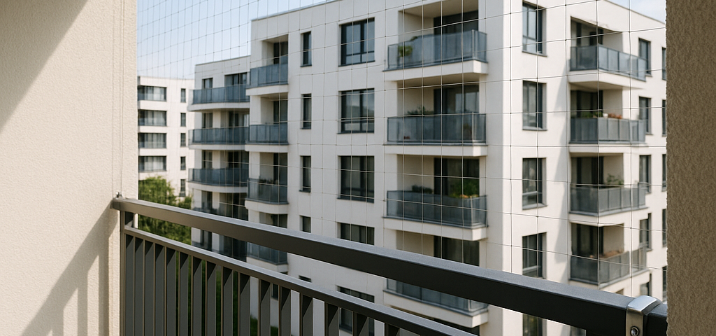 Sieť proti vtákom na balkón: účinné riešenie na ochranu balkóna pred znečistením - 2
