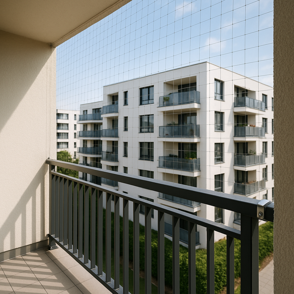 Sieť proti vtákom na balkón: účinné riešenie na ochranu balkóna pred znečistením