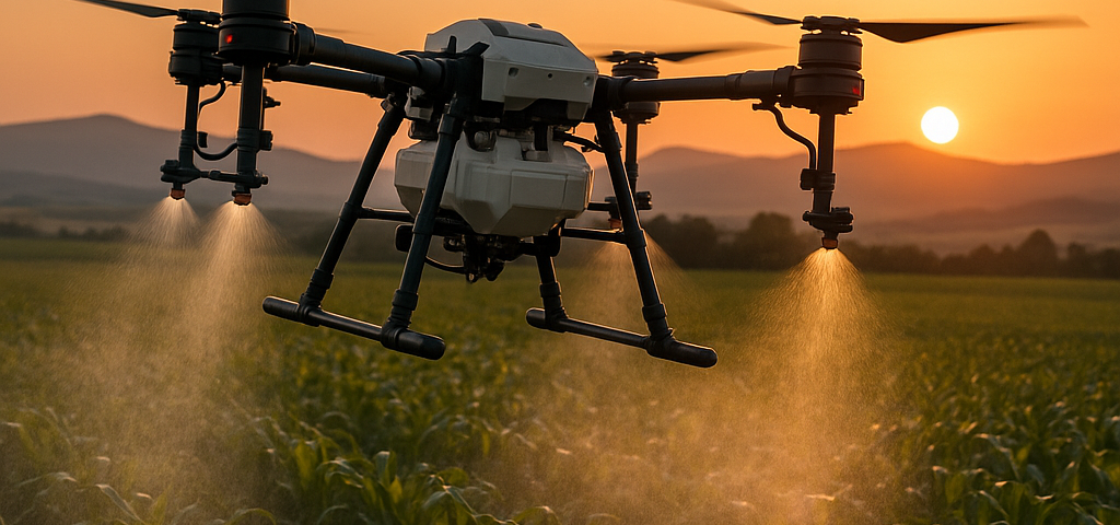 Postrekovanie dronom: ako moderná technológia zvyšuje presnosť a efektivitu ochrany plodín - 2