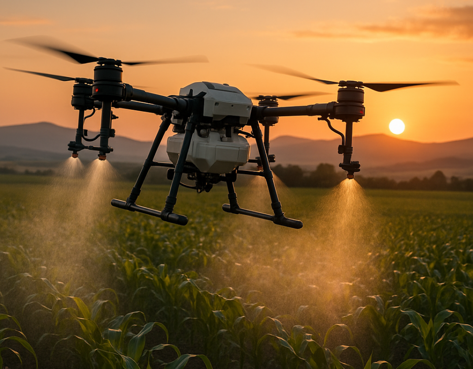 Postrekovanie dronom: ako moderná technológia zvyšuje presnosť a efektivitu ochrany plodín - 3